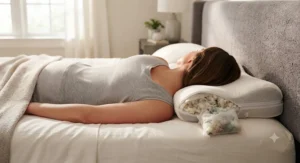 Adjustable loft pillow for neck pain side sleepers with customizable shredded memory foam filling