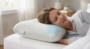 Breathable cooling best bamboo pillow with a soft rayon bamboo cover for hot sleepers