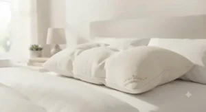 A plush, luxury hotel-quality bamboo pillow offering a fluffy yet supportive feel for premium sleep comfort.