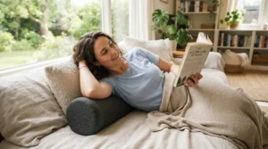 Using an elevation pillow for post-surgery shoulder pain to reduce swelling and promote recovery
